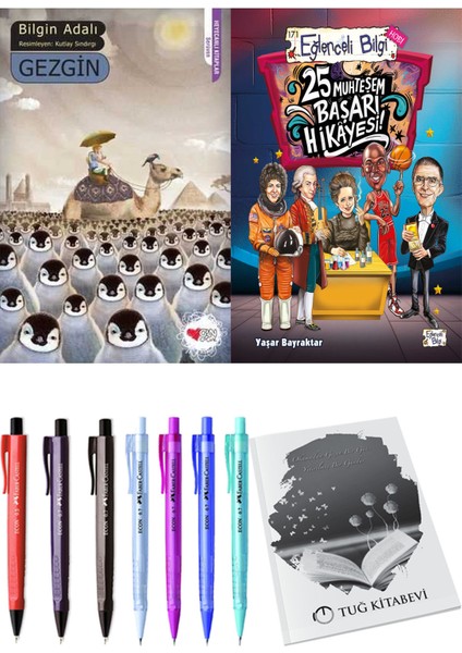 25 Muhteşem Başarı Hikayesi ve Gezgin 2'li Set + Hediyeli