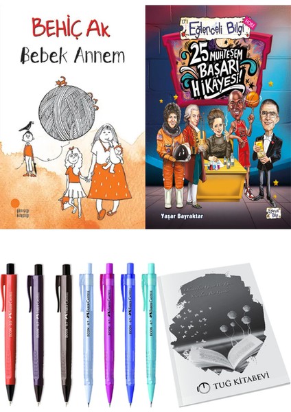 25 Muhteşem Başarı Hikayesi ve Bebek Annem 2'li Set + Hediyeli