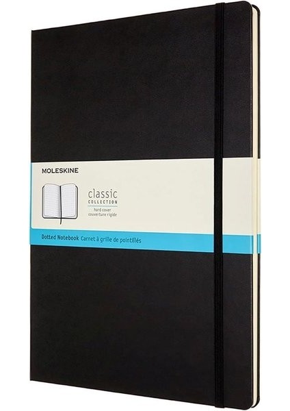 Notebook A4 Dot Blk Hard