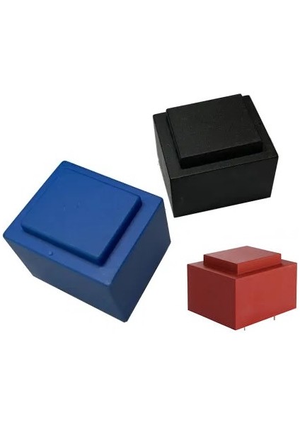 Kapalı Tip Pcb Trafo 220V Ac 12V 1.5VA 125MA 27X32X21MM - 5 Adet