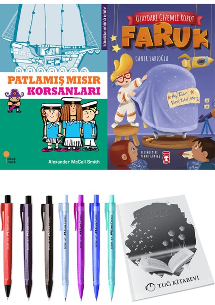 Uzaydaki Gizemli Robot Faruk ve Patlamış Mısır Korsanları 2'li Set + Hediyeli