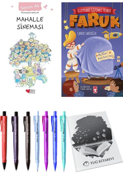 Uzaydaki Gizemli Robot Faruk ve Mahalle Sineması 2'li Set + Hediyeli