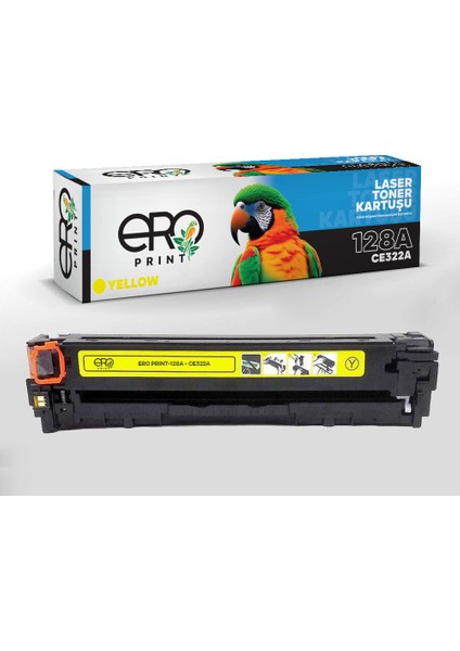 HP LaserJet Pro CP1525n Sarı Muadil Toner