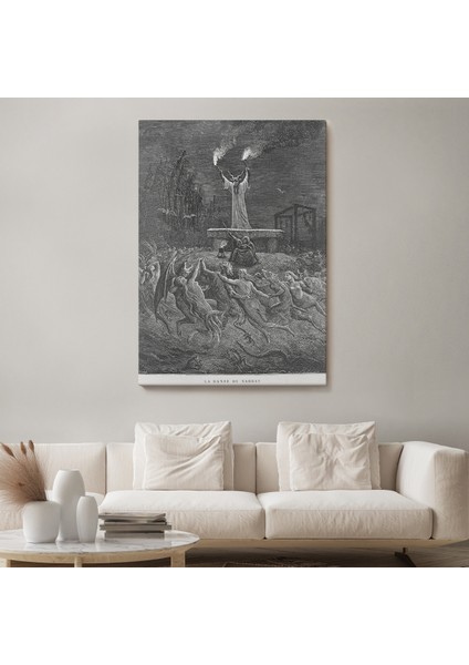 Şabat Dansı Duvar Tablosu, Gustave DORE-6174