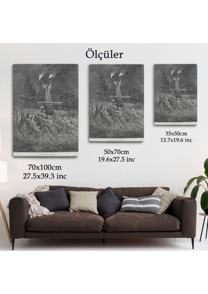 Şabat Dansı Duvar Tablosu, Gustave DORE-6174