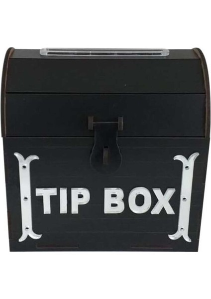 Dekoratif Ahşap Tip Box Hazine Sandığı Tipbox