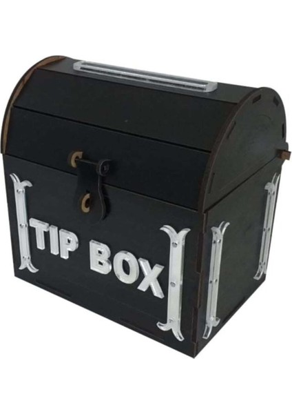Dekoratif Ahşap Tip Box Hazine Sandığı Tipbox
