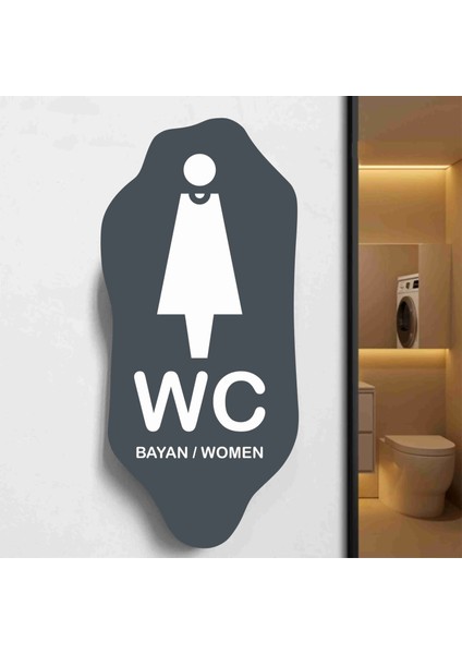 Wc Bayan Alüminyum 25 x 12 cm Antrasit fiyatları