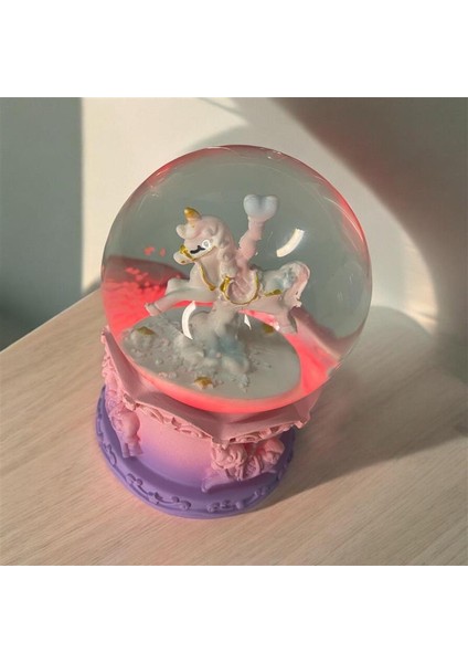 Işıklı Unicorn Kar Küresi Orta Boy fiyatları