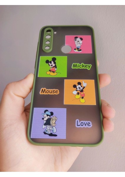 Xiaomi Redmi Note 8 Uyumlu Mickey Mouse Tuşları Renkli Hux Kılıf modelleri