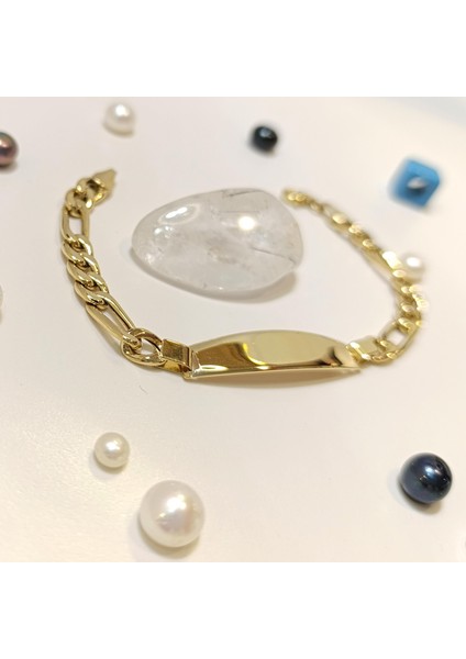 Isim Yazılabilir Çocuk Bileklik 14 Ayar Altın Hd Videolu fiyatları