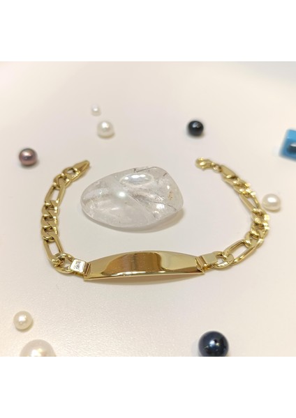 Isim Yazılabilir Çocuk Bileklik 14 Ayar Altın Hd Videolu modelleri