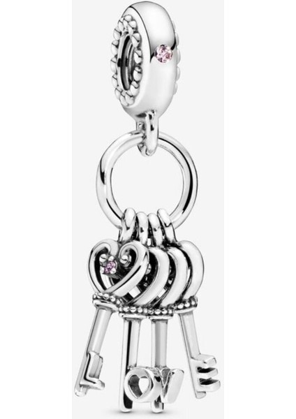 Aşkın Anahtarları Sallantılı Charm