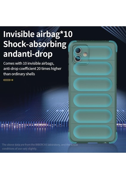 Samsung Galaxy A06 ile Uyumlu Düşmeye Dayanıklı Airbag Antishock Kamera Korumalı Silikon Kılıf