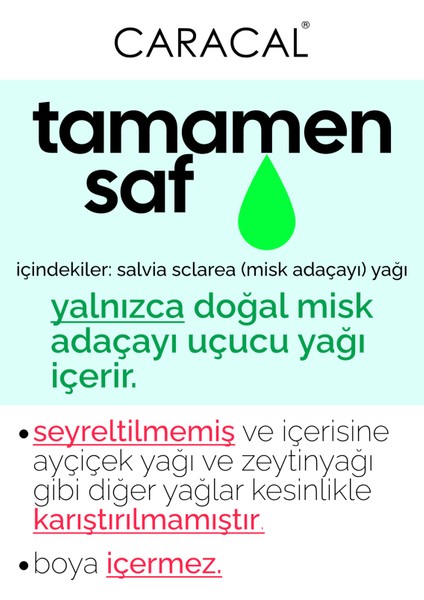 10ml Saf Misk Ada Çayı Yağı Doğal Ada Çayı Yağı Clary Sage Essential Oil