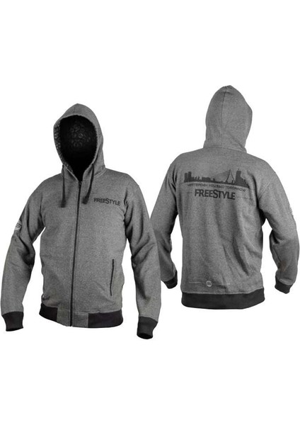 Spro Freestyle Gri x Bk Kapüşonlu - Xl modelleri