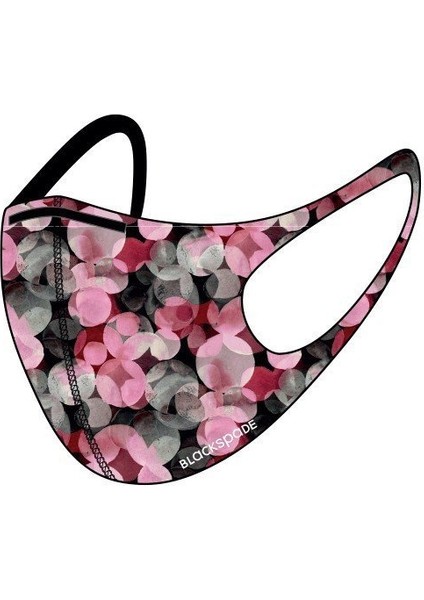Blackspade Unisex Koruyucu Maske Daire Desen L