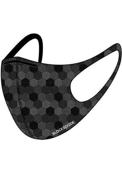 Blackspade Unisex Koruyucu Maske Altıgen Desen M