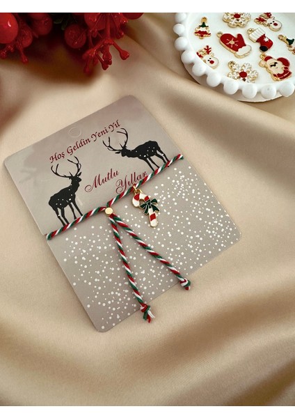 Yeni Yıl Temalı Ayarlanabilir Bileklik – Sevdiklerinize Özel Hediye modelleri