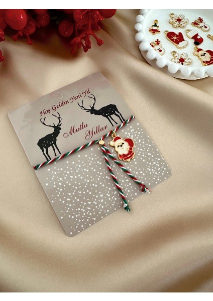 Yeni Yıl Temalı Ayarlanabilir Bileklik – Sevdiklerinize Özel Hediye