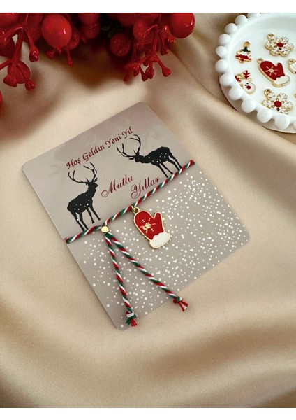 Yeni Yıl Temalı Ayarlanabilir Bileklik – Sevdiklerinize Özel Hediye