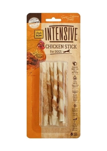 Delibon Intensive Tavuklu Burgu Köpek Ödül Kemiği 8 Adet