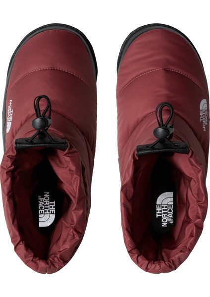 W Nuptse Apres Bootie Kadin Bordo Bot NF0A5LWC8IM1
