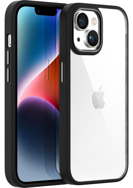 iPhone 14 New Air Bumper Kılıf Koruyucu Telefon Kılıfı Siyah