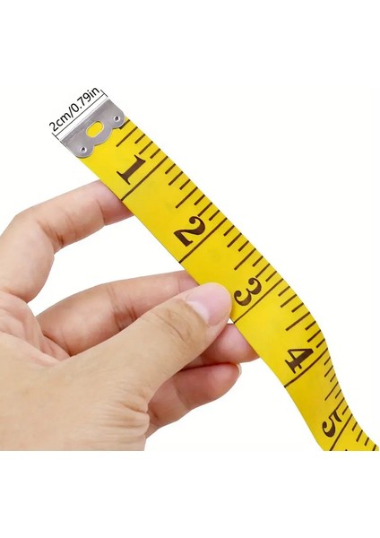 Sarı Mezura - 150 Cm, Renk Atmaz