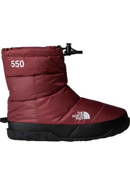 W Nuptse Apres Bootie Kadin Bordo Bot NF0A5LWC8IM1