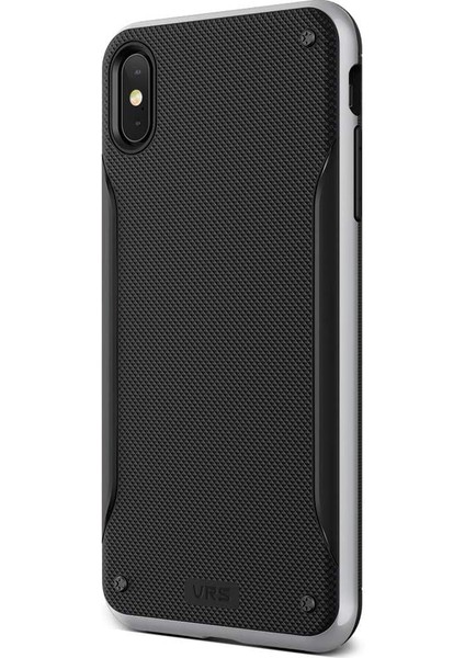 Byars-Design VRS94185 iPhone Xs Max High Pro Shield Kılıf, Arka Kapak Steel Silverbyarsbilisim