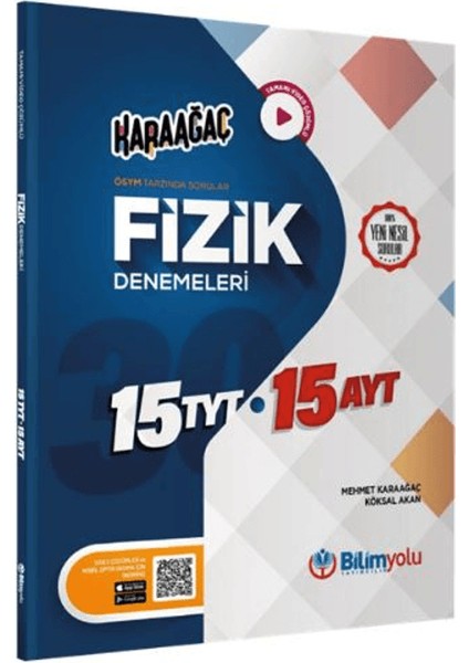 TYT 15 AYT 15 Karaağaç Fizik Denemeleri