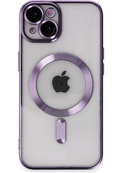 iPhone 15 Uyumlu Kılıf Kamera Lens ve Hoparlör Toz Korumalı Magsafe Şarj Özellikli Esnek Silikon
