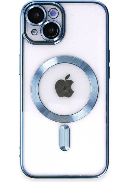 iPhone 15 Uyumlu Kılıf Kamera Lens ve Hoparlör Toz Korumalı Magsafe Şarj Özellikli Esnek Silikon