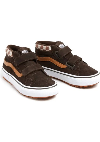 Kahve Erkek Yürüyüş Ayakkabısı VN000D10BF21-MTE Sk8-Mid Reissue V