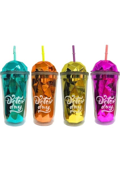 PM3006 Craystal Pipetli Bardak 450 ml