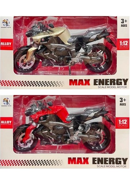 Kzl HX792-1 Yamaha Alloy Motorsiklet 1:12 3+