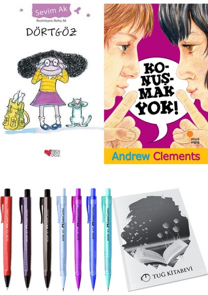 Konuşmak Yok! ve Dörtgöz 2'li Set + Hediyeli