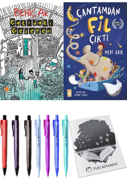 Çantamdan Fil Çıktı ve Çatıdaki Gezegen 2li Set