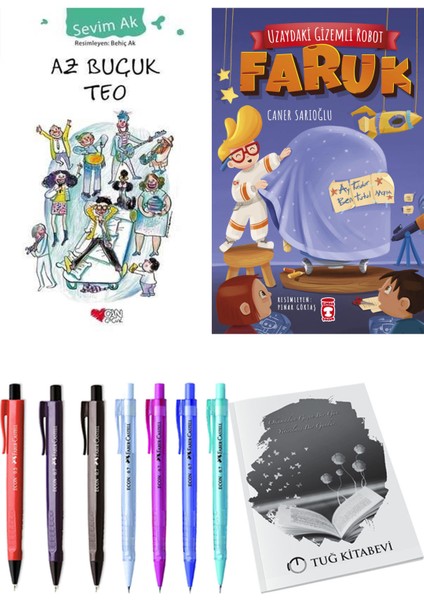 Uzaydaki Gizemli Robot Faruk ve Az Buçuk Teo 2li Set
