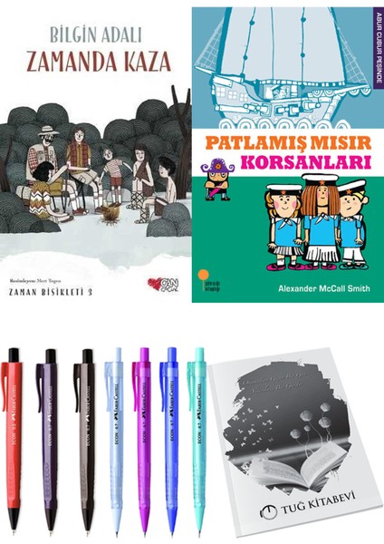 Patlamış Mısır Korsanları ve Zamanda Bisikleti 3 Zamanda Kaza 2li Set