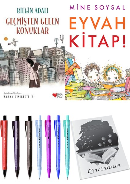 Eyvah Kitap! ve Zaman Bisikleti 2 Geçmişten Gelen Konuklar 2li Set