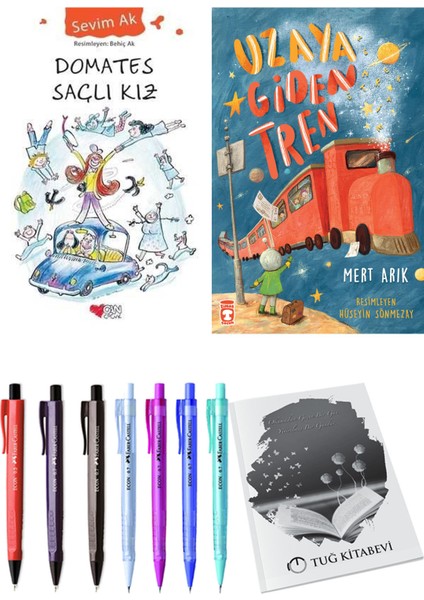 Uzaya Giden Tren ve Domates Saçlı Kız 2li Set