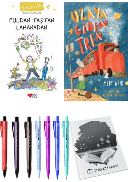 Uzaya Giden Tren ve Puldan Taştan Lahanadan 2li Set