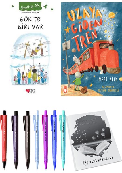 Uzaya Giden Tren ve Gökte Biri Var 2li Set