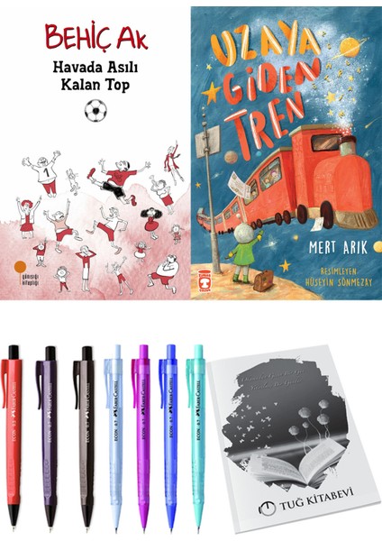 Uzaya Giden Tren ve Havada Asılı Kalan Top 2li Set