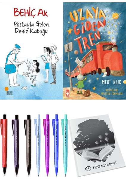 Uzaya Giden Tren ve Postayla Gelen Deniz Kabuğu 2li Set