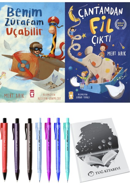 Çantamdan Fil Çıktı ve Benim Zürafam Uçabilir 2li Set