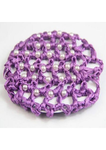 Siyah Stil Kadınlar Için Incili Örgü Dantel Saç Ağı Incili Topuz Kılıfı Beyaz Inci Saç Ağı (Yurt Dışından) fiyatları