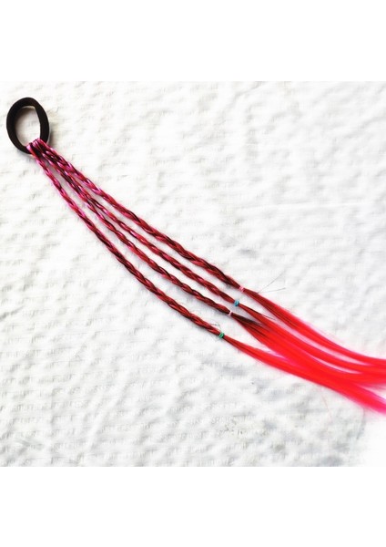 Pembe Tarzı Cool Kızlar Renkli Saç Lastikleri Örgüler Saç Aksesuarları Peruk Ponytail Saç Halkası Çocuklar Twist Örgü Ipi Saç Örgü Aparatı (Yurt Dışından)